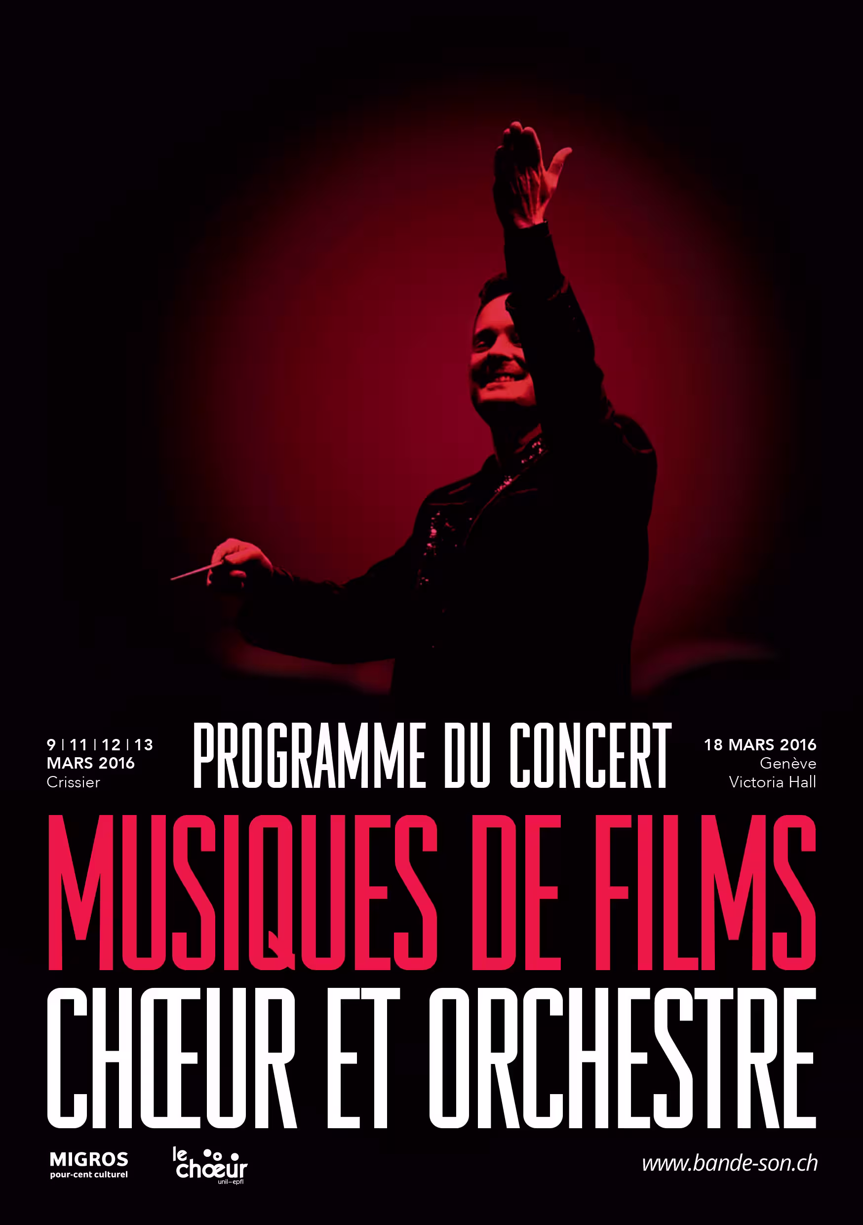 Affiche du concert Musiques de films